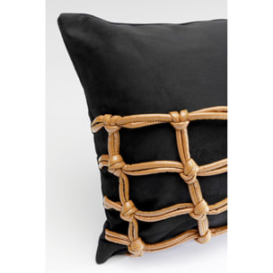 Coussin Grete noir Kare Design