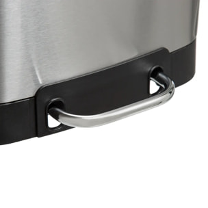 Poubelle à pédale métal 6L "Ariane" inox
