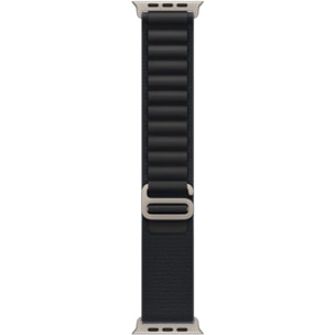 Bracelet APPLE 49 mm - Large Alpine noir naturel