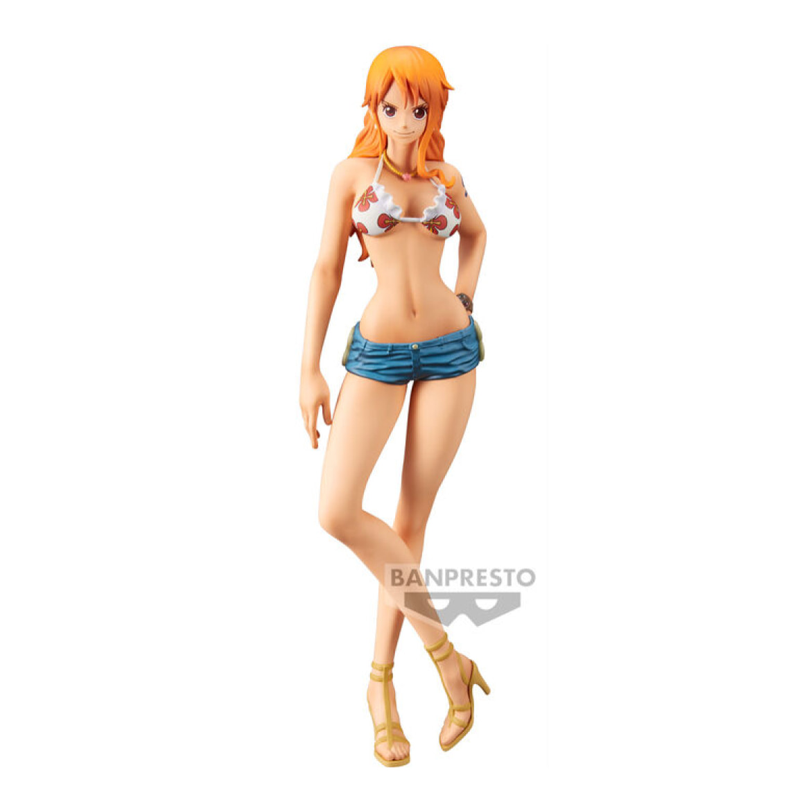 One Piece Figura Nami in Costume Grandista Nero 28 cm Banpresto