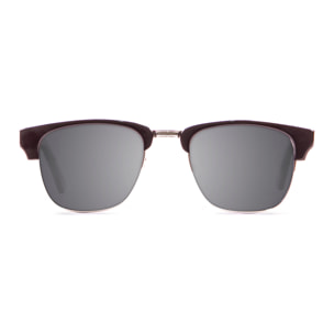 Gafas de sol OCEAN NIZA - Negro brillante con patillas negro brillante y ébano / Ahumada
