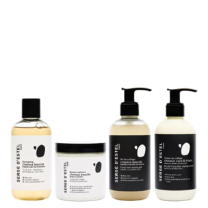Cheveux Bouclés - Coffret Shampoing 250ml + 3 Produits