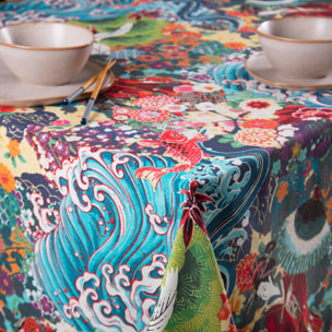 Tovaglia 140x240 Excelsa – Kimono, Cotone Multicolore