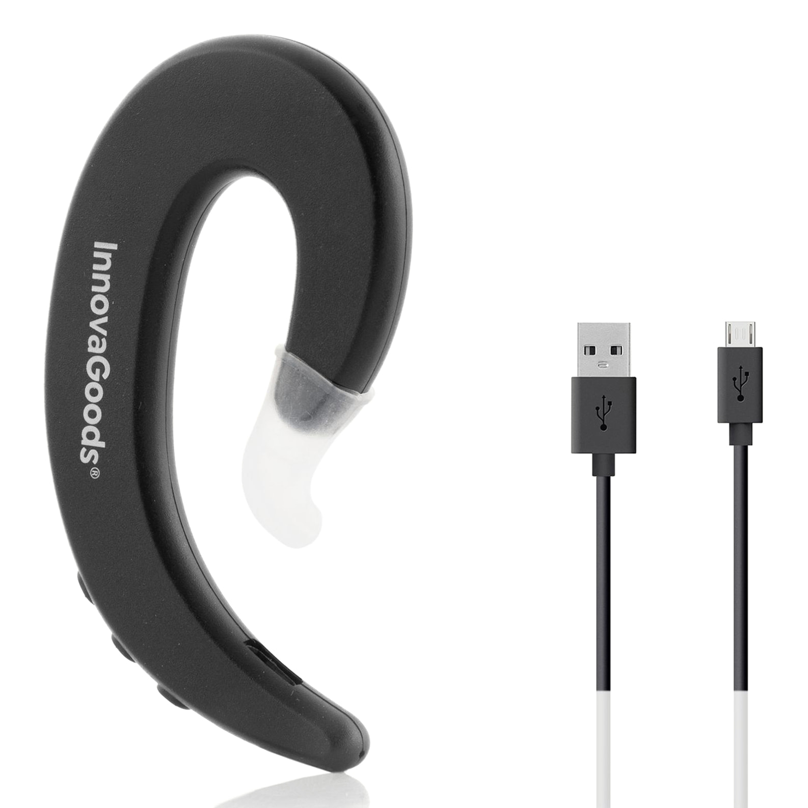 Cuffie Open Ear Cearser InnovaGoods - nero - 7,5 x 4,2 x 0,7 cm