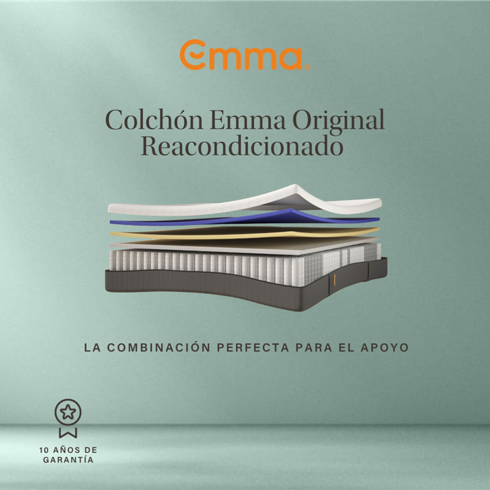 Colchón Original Reacondicionado  | Muelles y espuma viscoelástica | 25cm