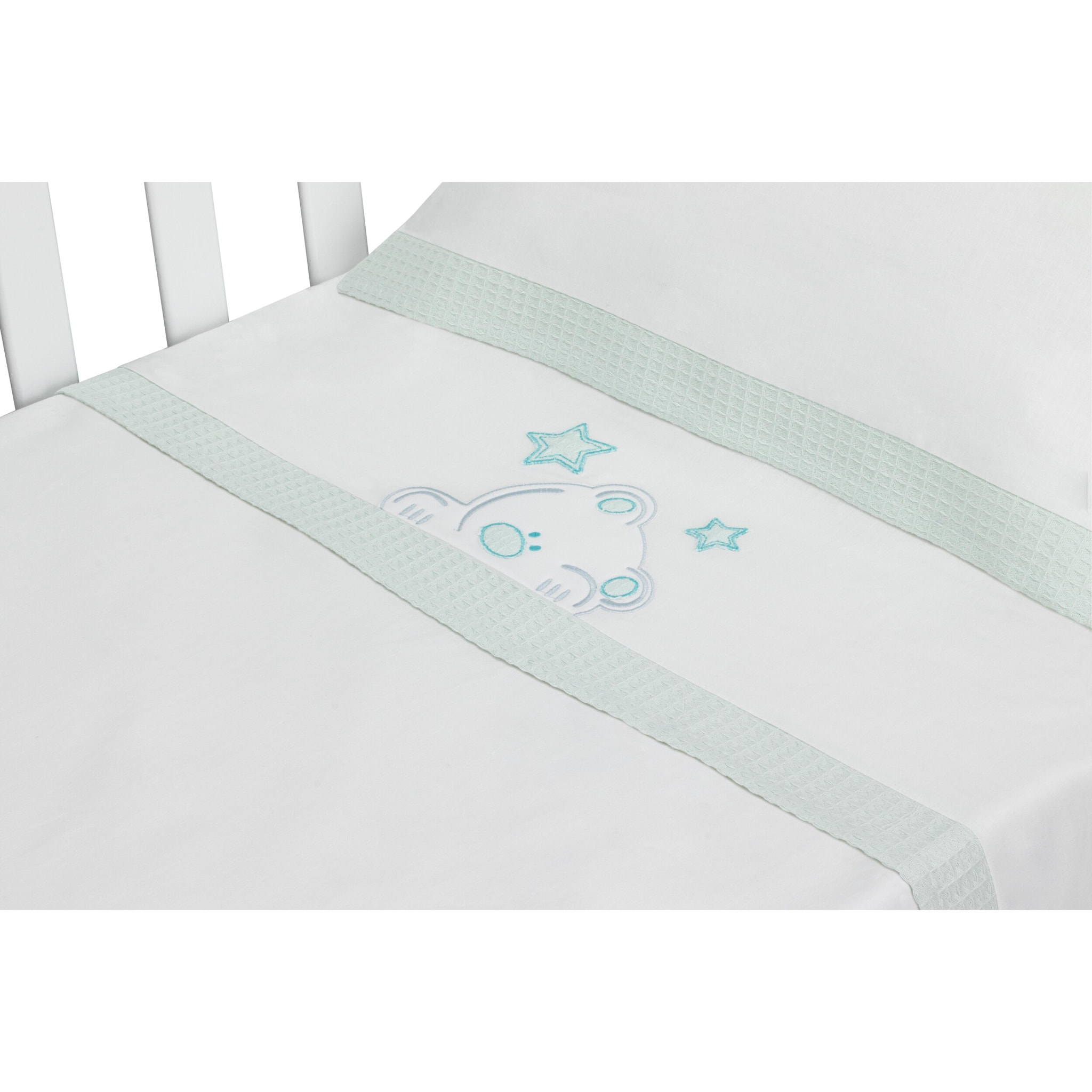 Trip Cuna 100 % Alg . Mod Viggo Bco/Menta