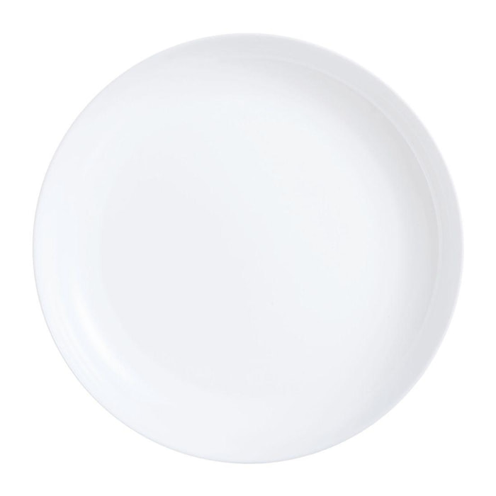 Assiette creuse blanche 17cm Friend's Time - Luminarc - Verre opale extra résistant