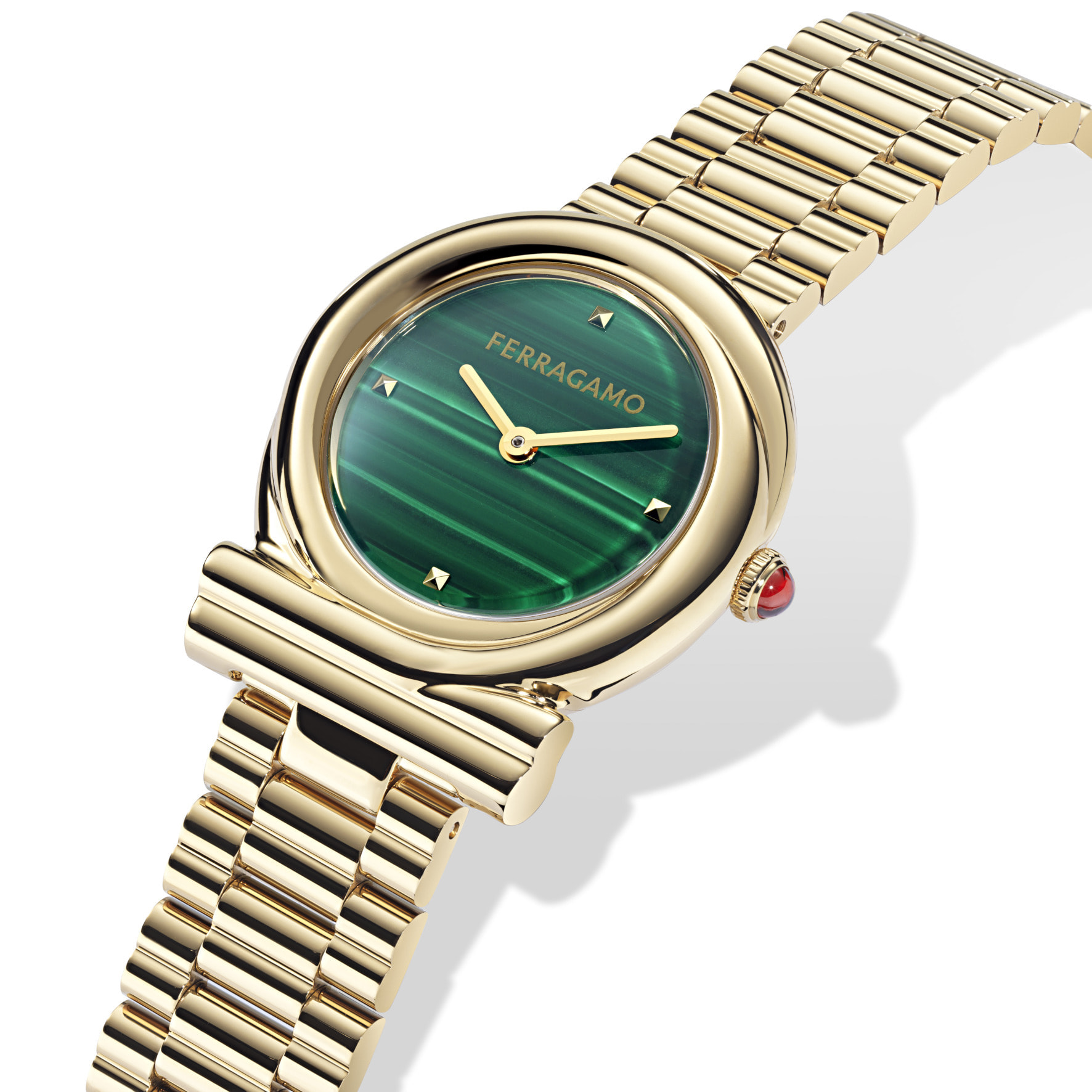 Ferragamo Reloj Analógico De Cuarzo Vb-Gancini Twisted 28Mm-F