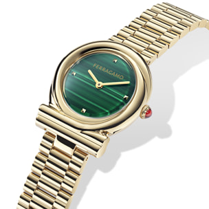 Ferragamo Reloj Analógico De Cuarzo Vb-Gancini Twisted 28Mm-F