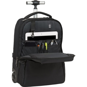 Mochila trolley business ordenador y tablet usb 43x32 cm