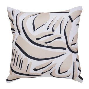 Housse de coussin d'extérieur Tileo 40x40cm déperlant beige