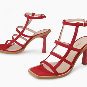 SANDALIAS ROJAS WEMILA