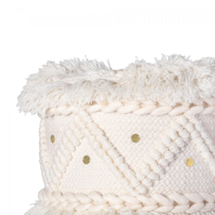 Tabouret VOJE Partiellement fabriqué à la main en Laine