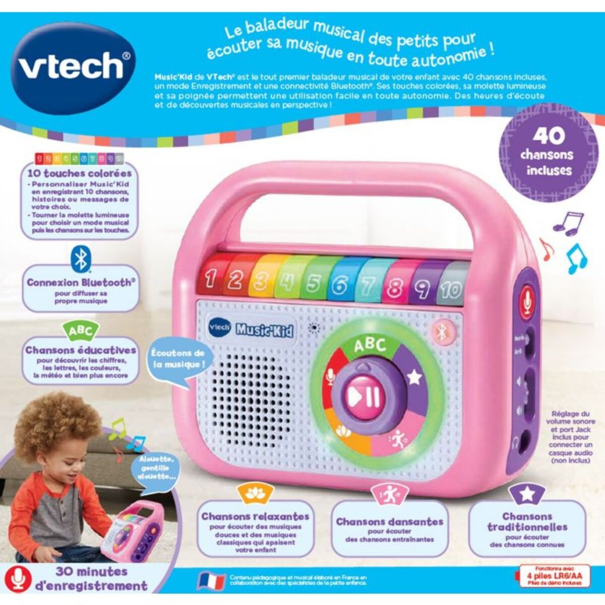Jeu VTECH Music'Kid (rose)