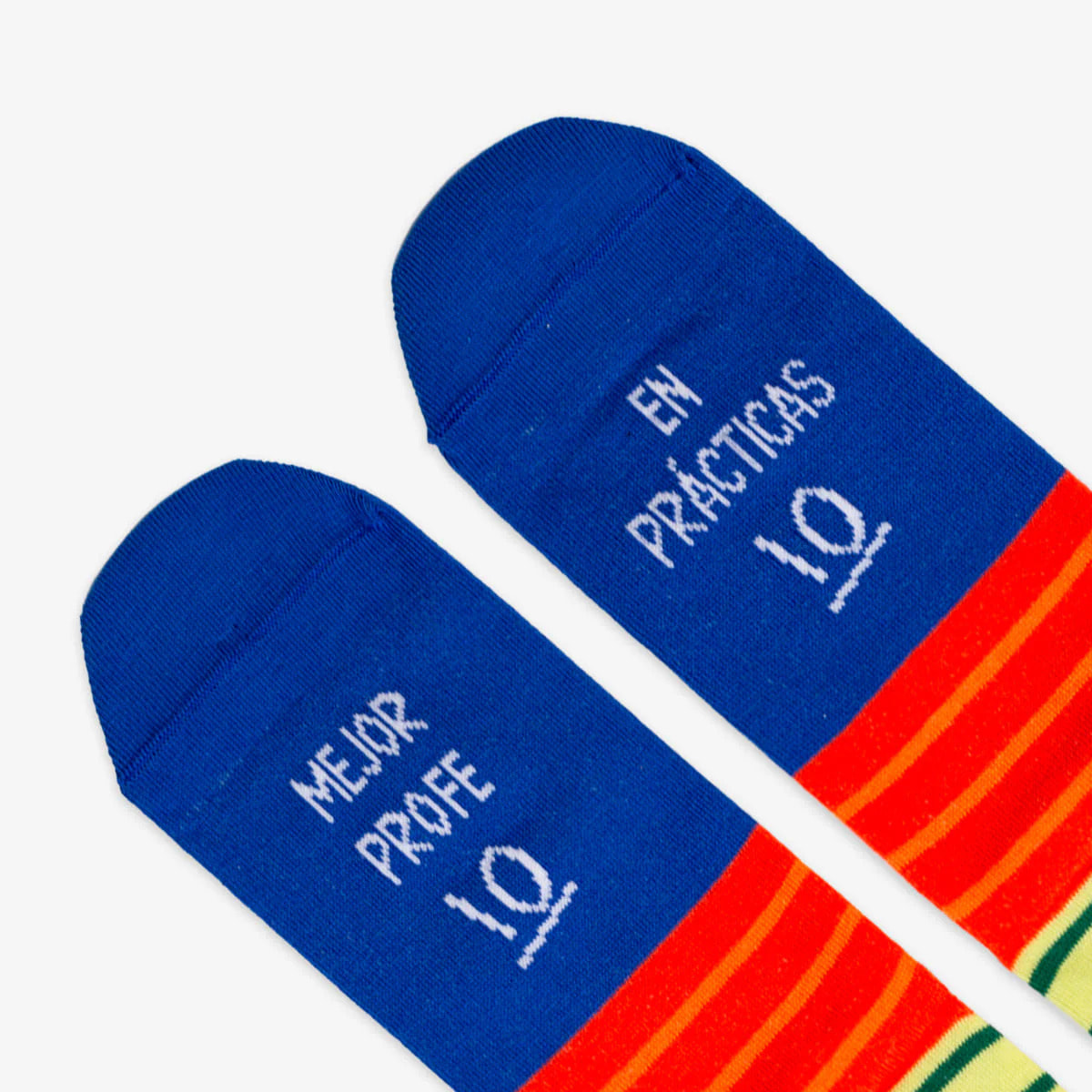 Calcetines "Mejor profe en prácticas" talla 36-41