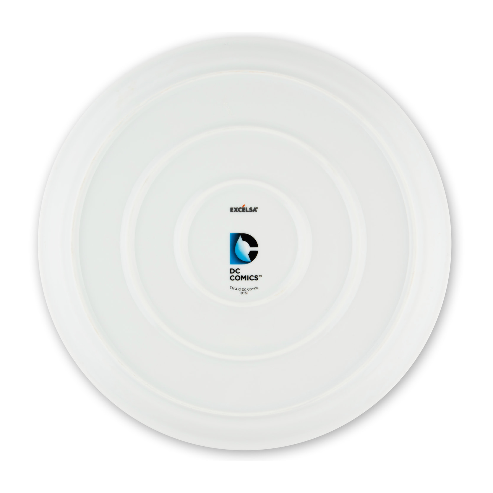 Piatto Pizza Excelsa – Supereroi, Porcellana Bianco