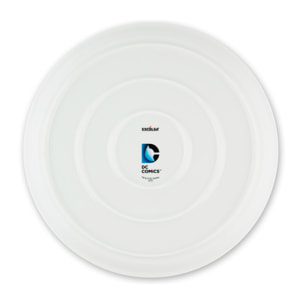 Piatto Pizza Excelsa – Supereroi, Porcellana Bianco