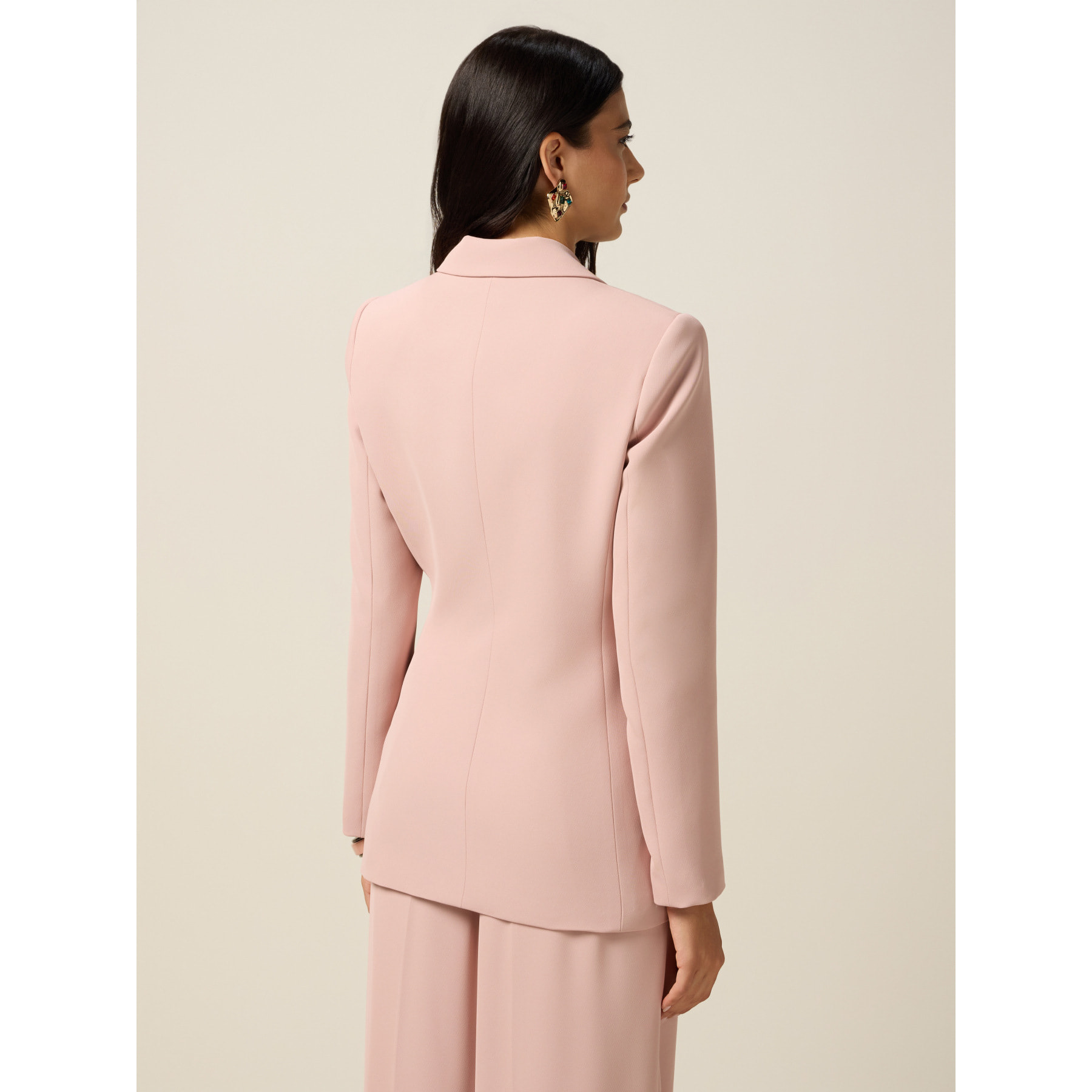 Oltre - Blazer con hebilla joya - Rosa