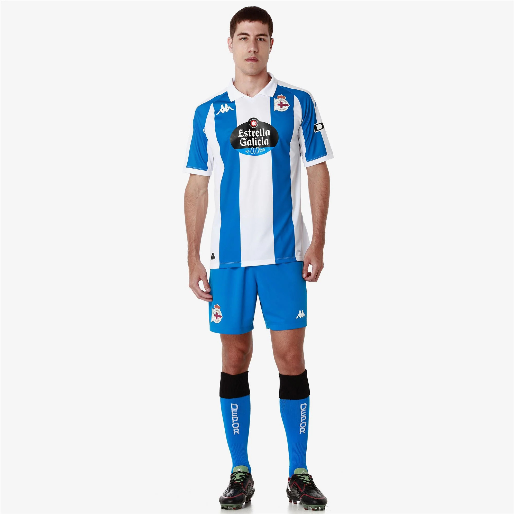 Pantaloni Corti Kappa Uomo Kombat Ryder Deportivo Blu