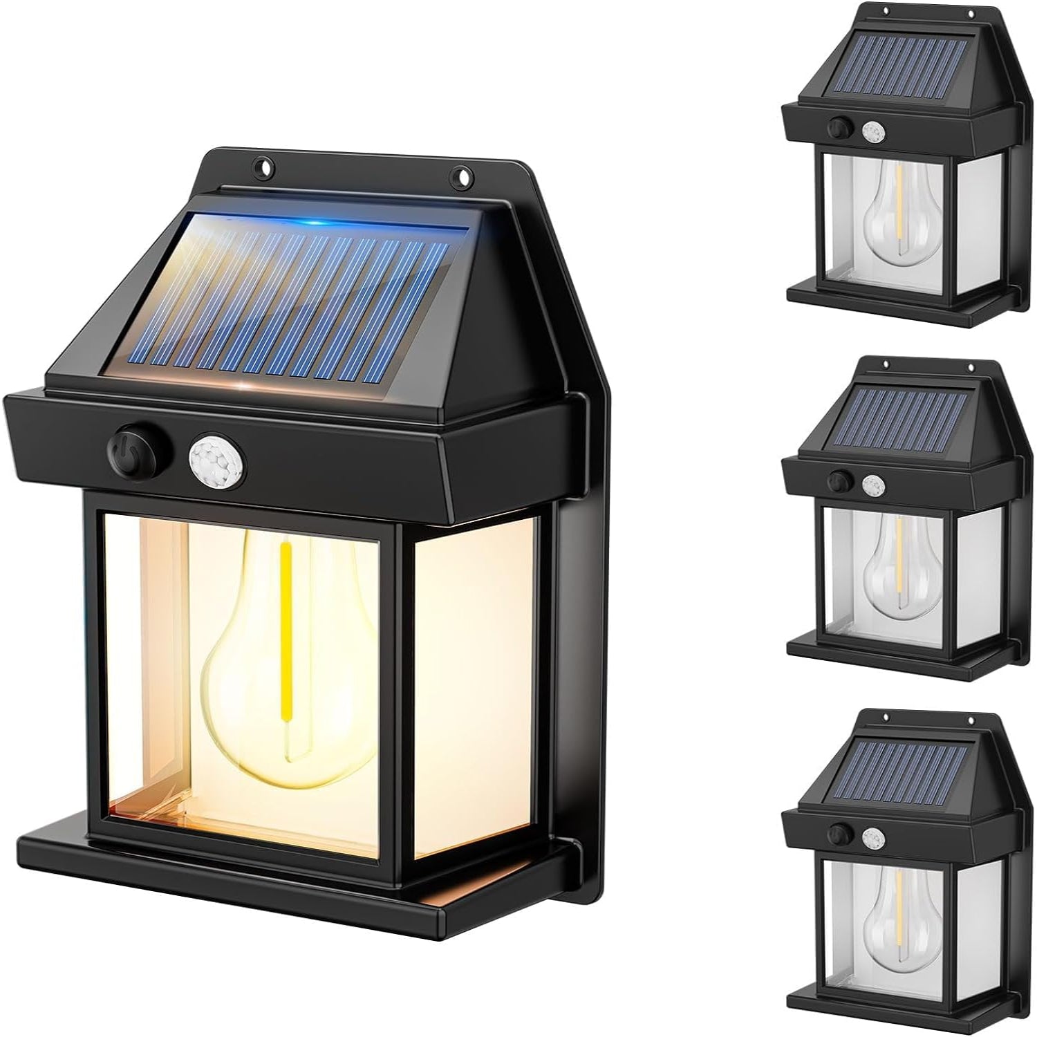 4 Applique solaire sensor SUNFLARE 30LM