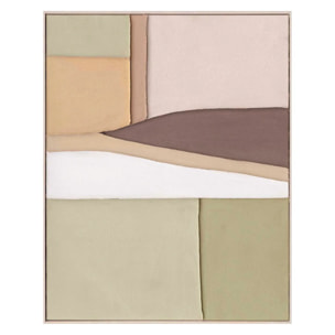 Cuadro Abstracto 100% Pintado A Mano 80x5x100 Cm