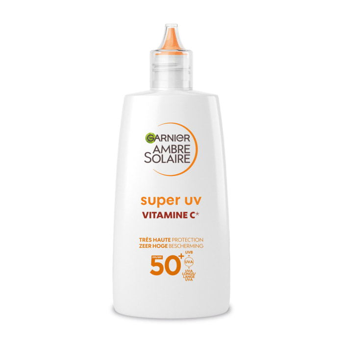 Garnier Ambre solaire Super UV vitamine C fluide anti-taches SPF 50+ 40ml