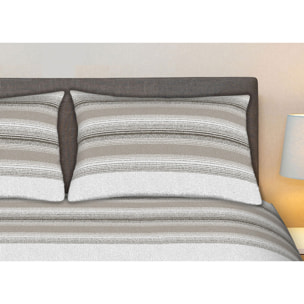 Completo Lenzuola 100% Cotone Effetto Seta Creo Beige CN