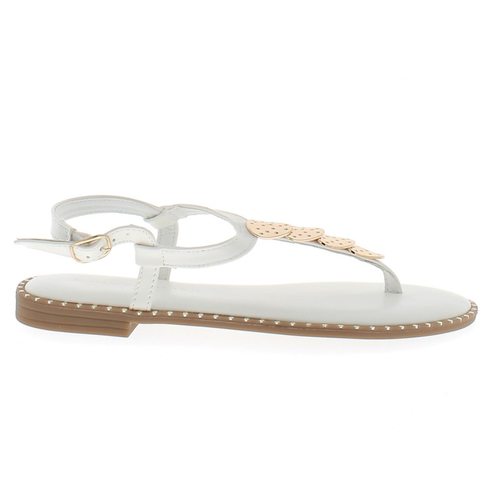 Marina Galanti Scarpe Donna Sandals Seashells Decoration MG 1P176 White