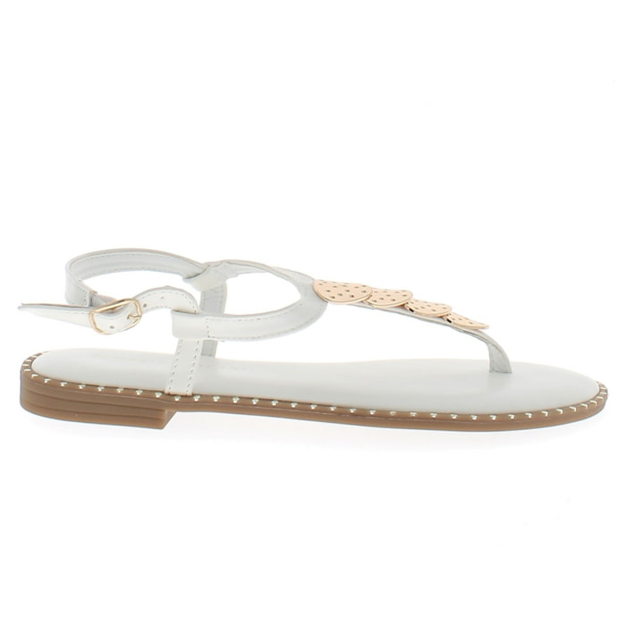 Marina Galanti Scarpe Donna Sandals Seashells Decoration MG 1P176 White