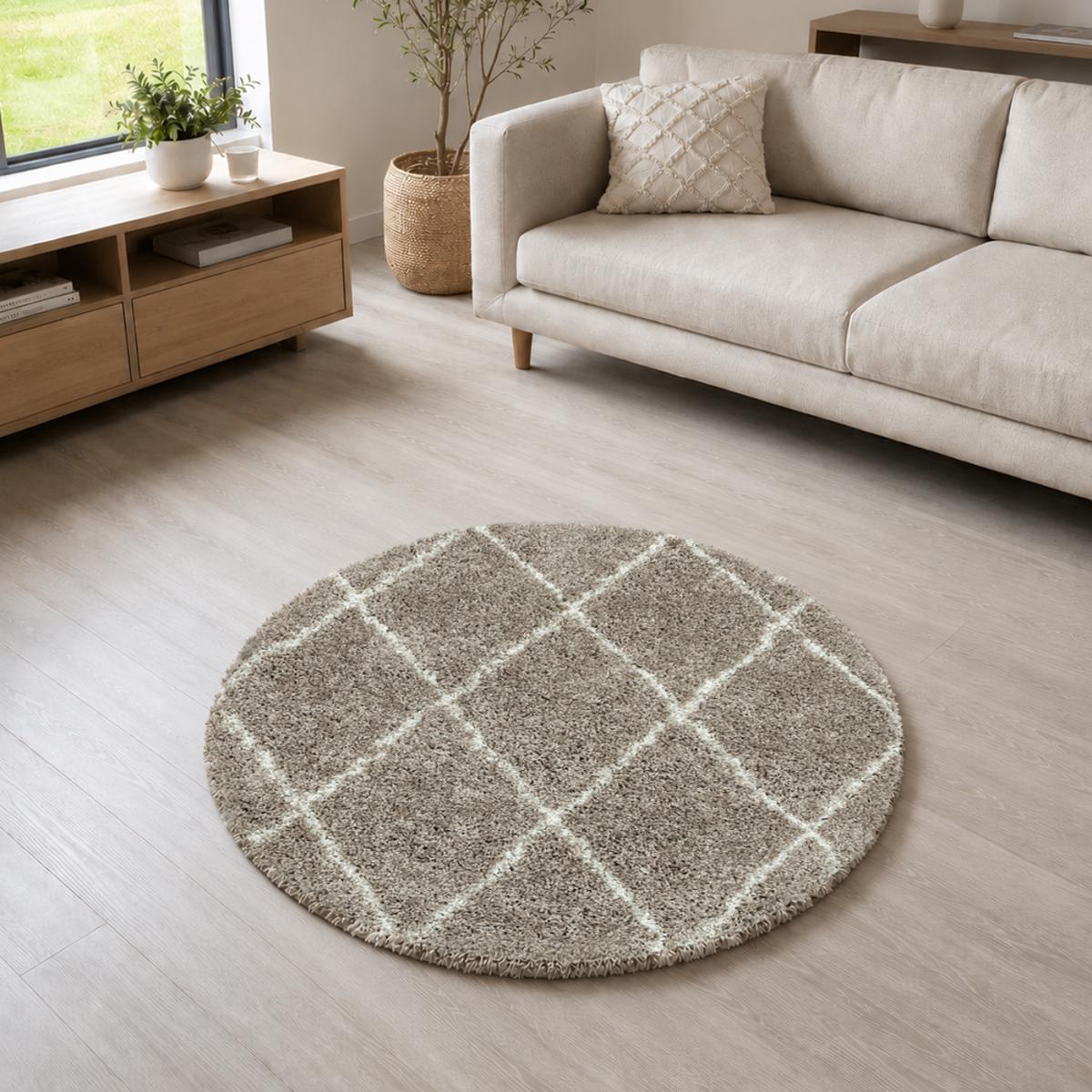 Tapis berbère tissé motif losange RANGO