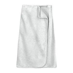 Pareo pur coton 420 g/m² uni gris Elea nuage