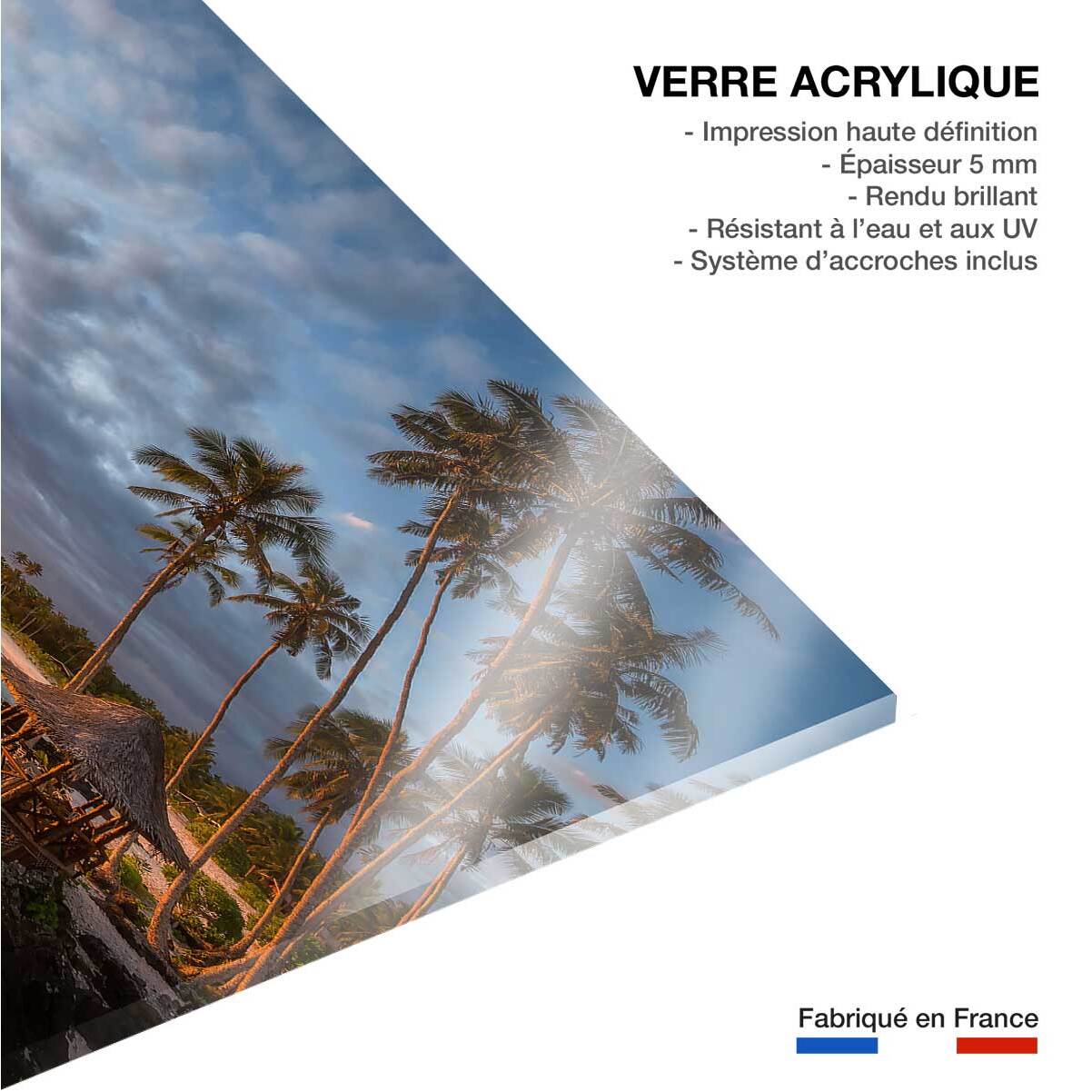 Tableau paradis beach Tableau plexiglas
