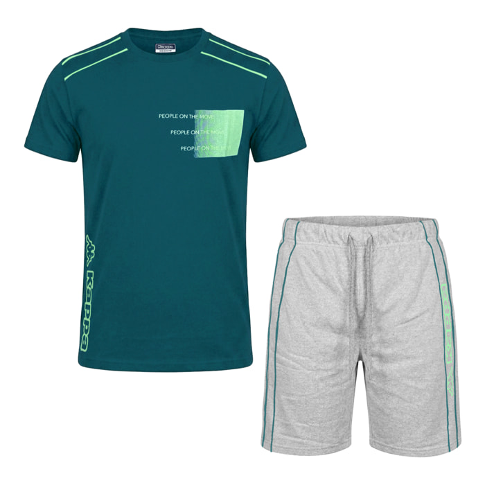 Completo Corto Uomo KAPPA Cotone Jersey