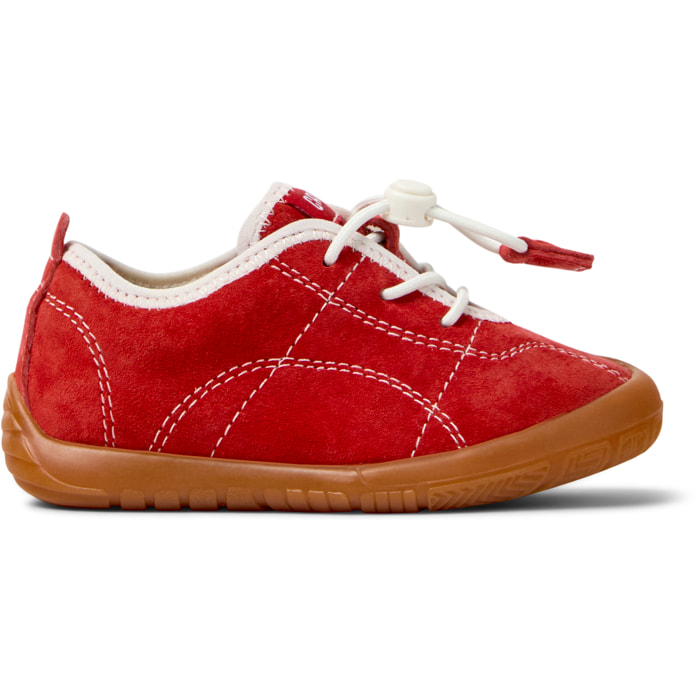 Zapatillas - CAMPER Peu Path - Rojo - Cuero nobuk