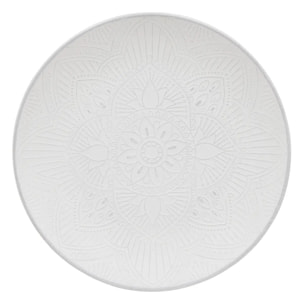 Centre de table Maia rond D.40cm blanc