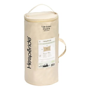 Voile d'ombrage Elyora 4x3m ble