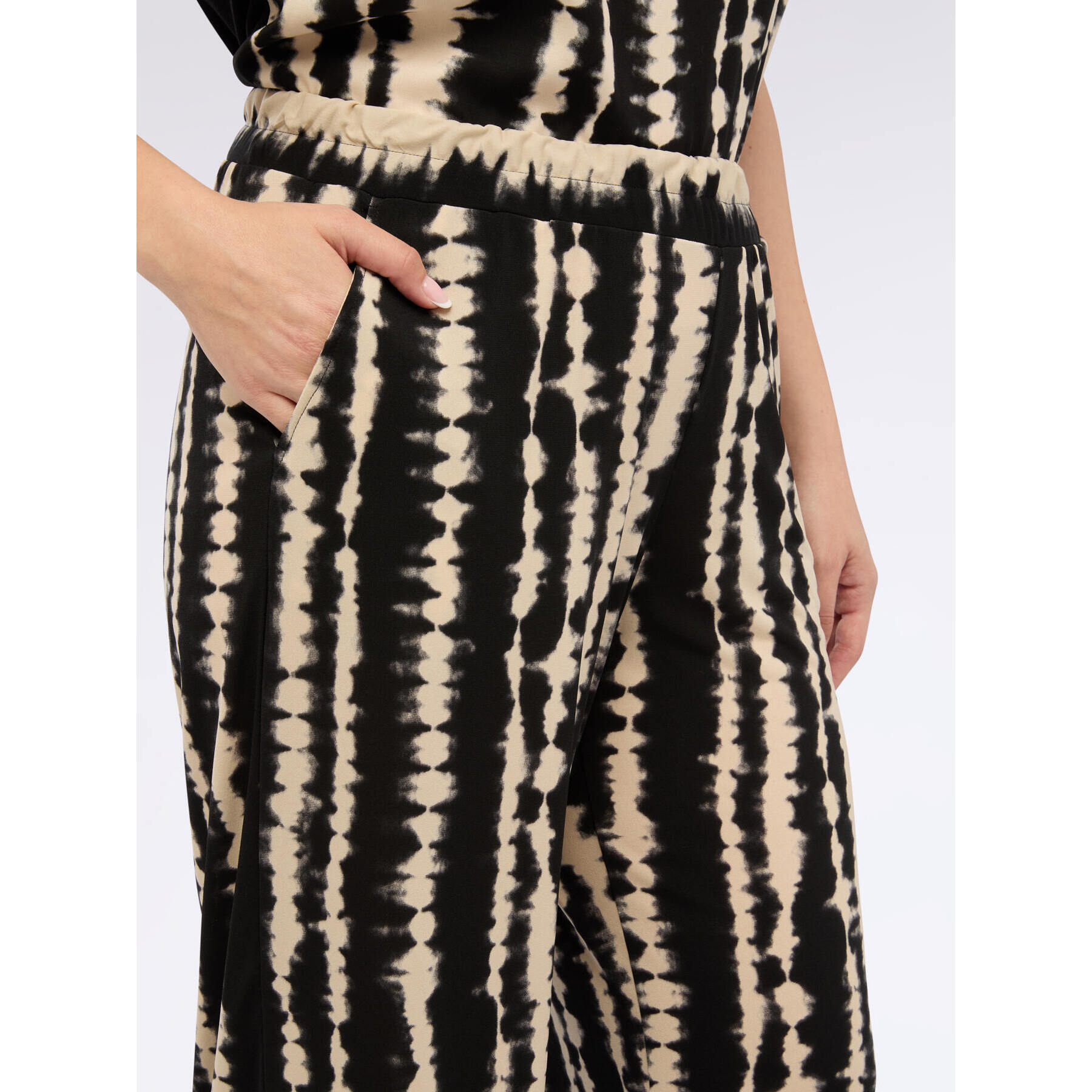 Fiorella Rubino - Pantaloni stampati - Nero