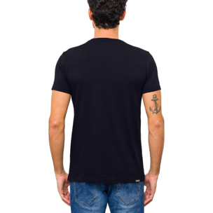 T-shirt in cotone 150 gr Hot Buttered Waves Colore Nero