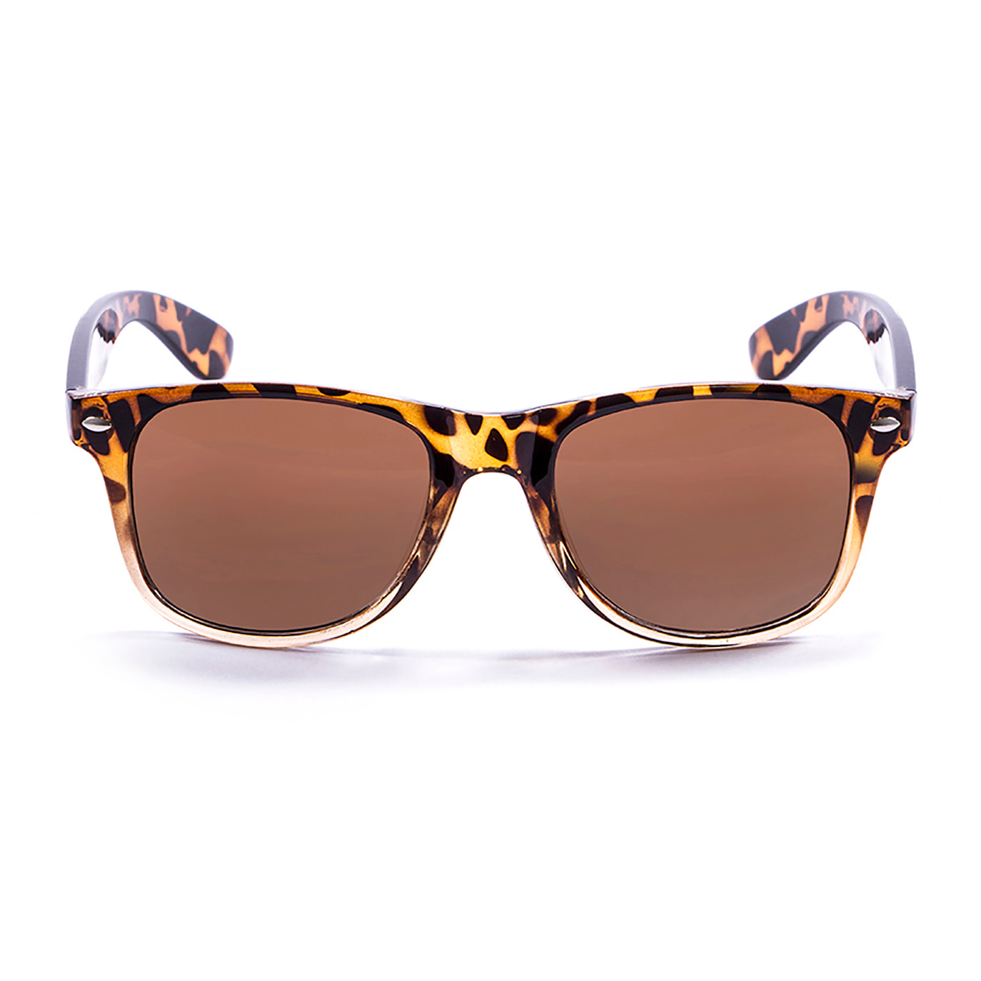 Gafas de sol OCEAN BEACH WAYFARER - Detalle carey y marrón claro / Marrón graduales