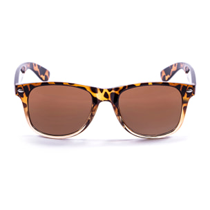 Gafas de sol OCEAN BEACH WAYFARER - Detalle carey y marrón claro / Marrón graduales