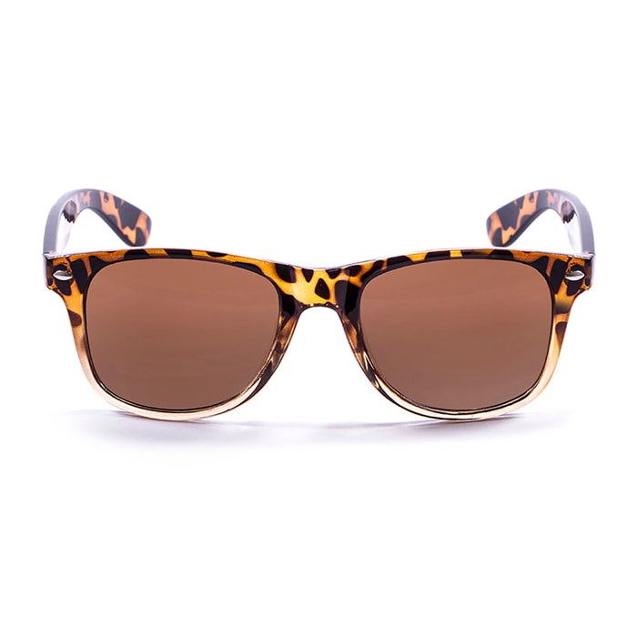 Gafas de sol OCEAN BEACH WAYFARER - Detalle carey y marrón claro / Marrón graduales