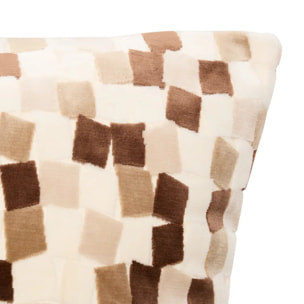 Coussin Mosai carré 53x53cm beige