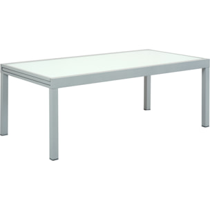 Table de jardin aluminium extensible "Porto 8" - Phoenix - Noir