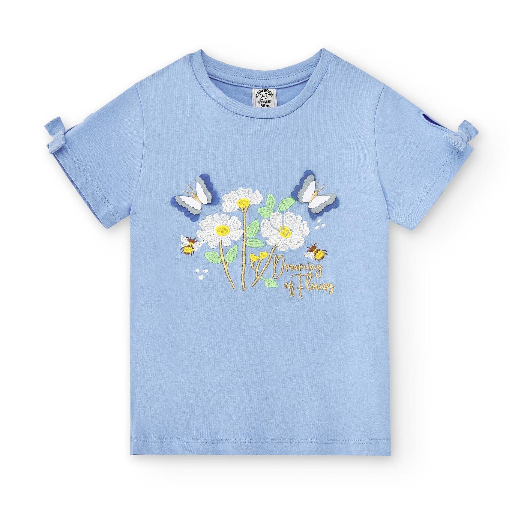 T-shirt Bambina Blu