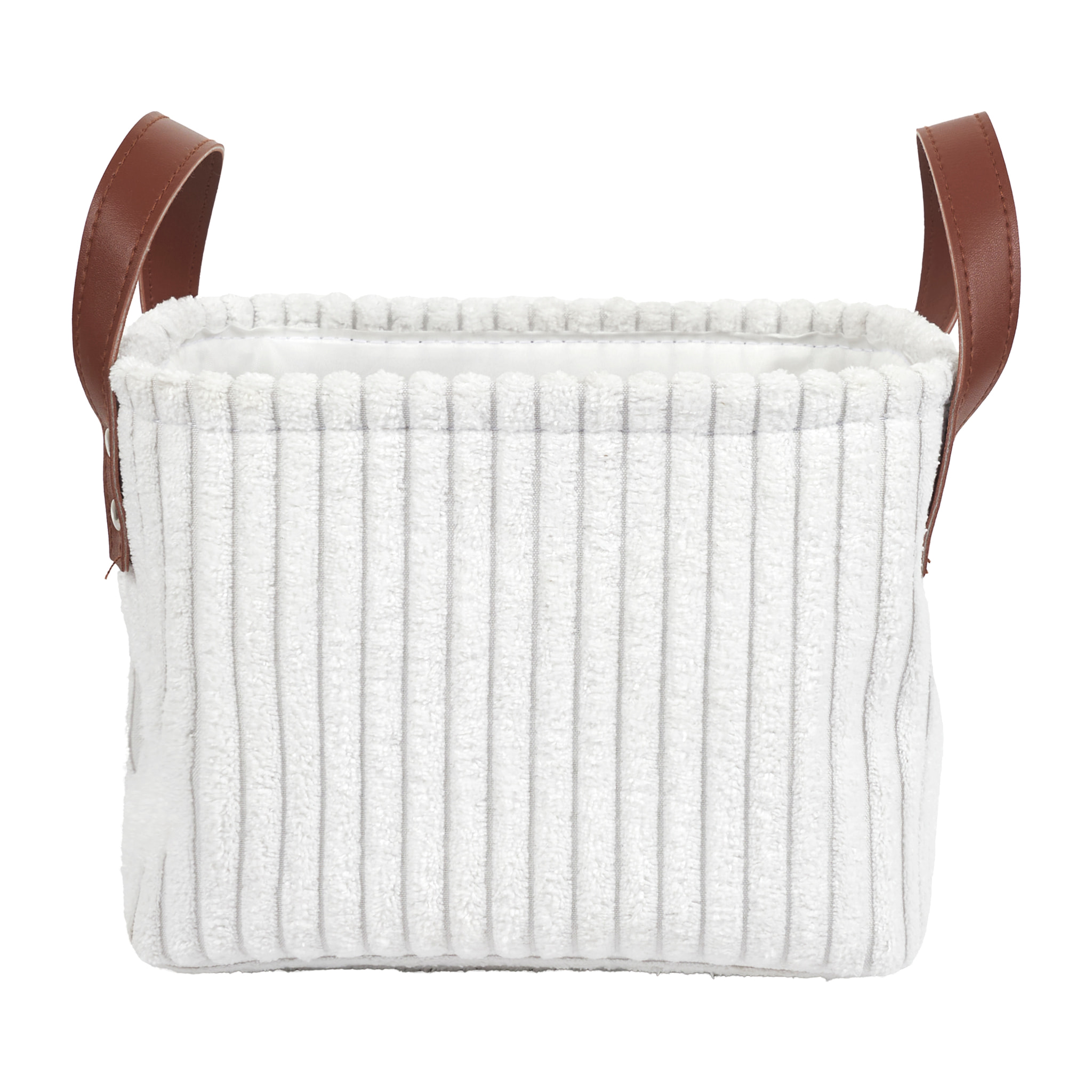 Panier Rangement Blanc X3 H20cm