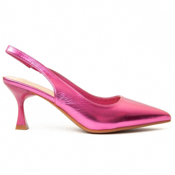 Zapato de tacón - Rosa - Altura: 8 cm