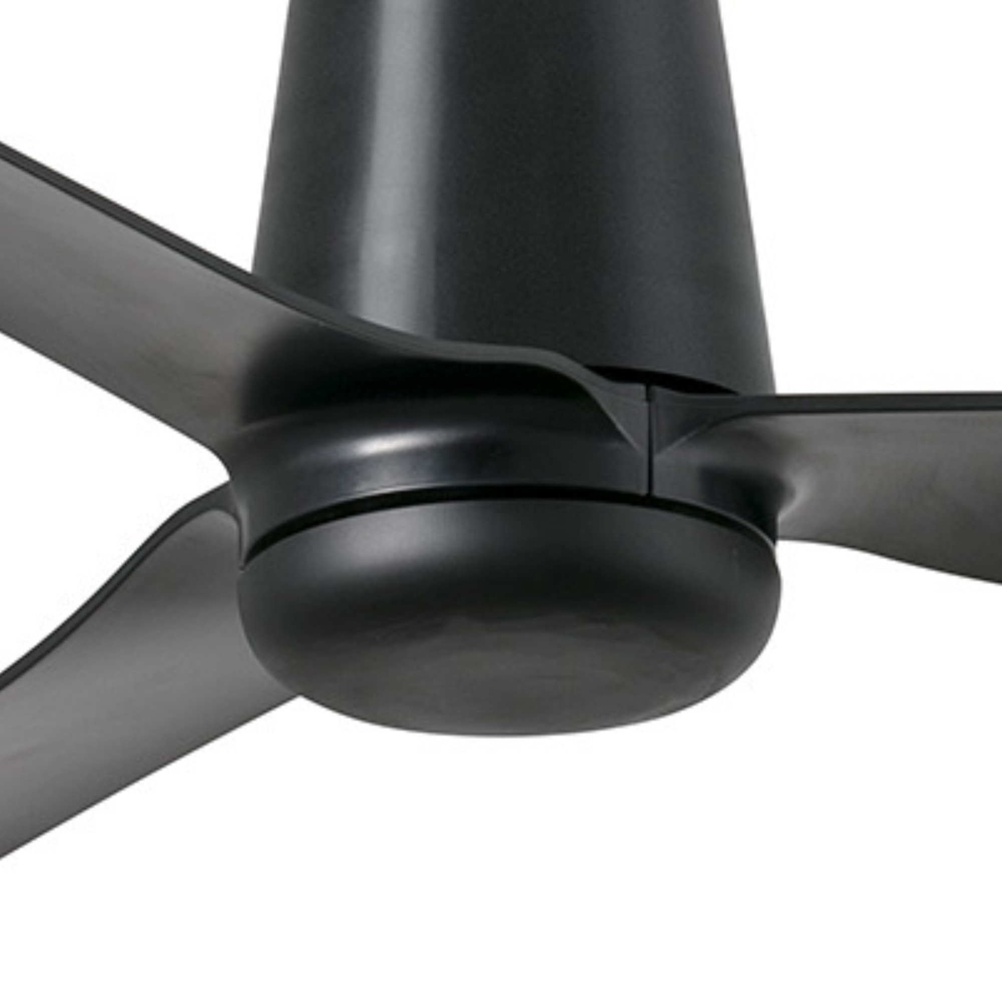 PUNT TUB M LED Ventilateur de plafond noir/noyer TUYA