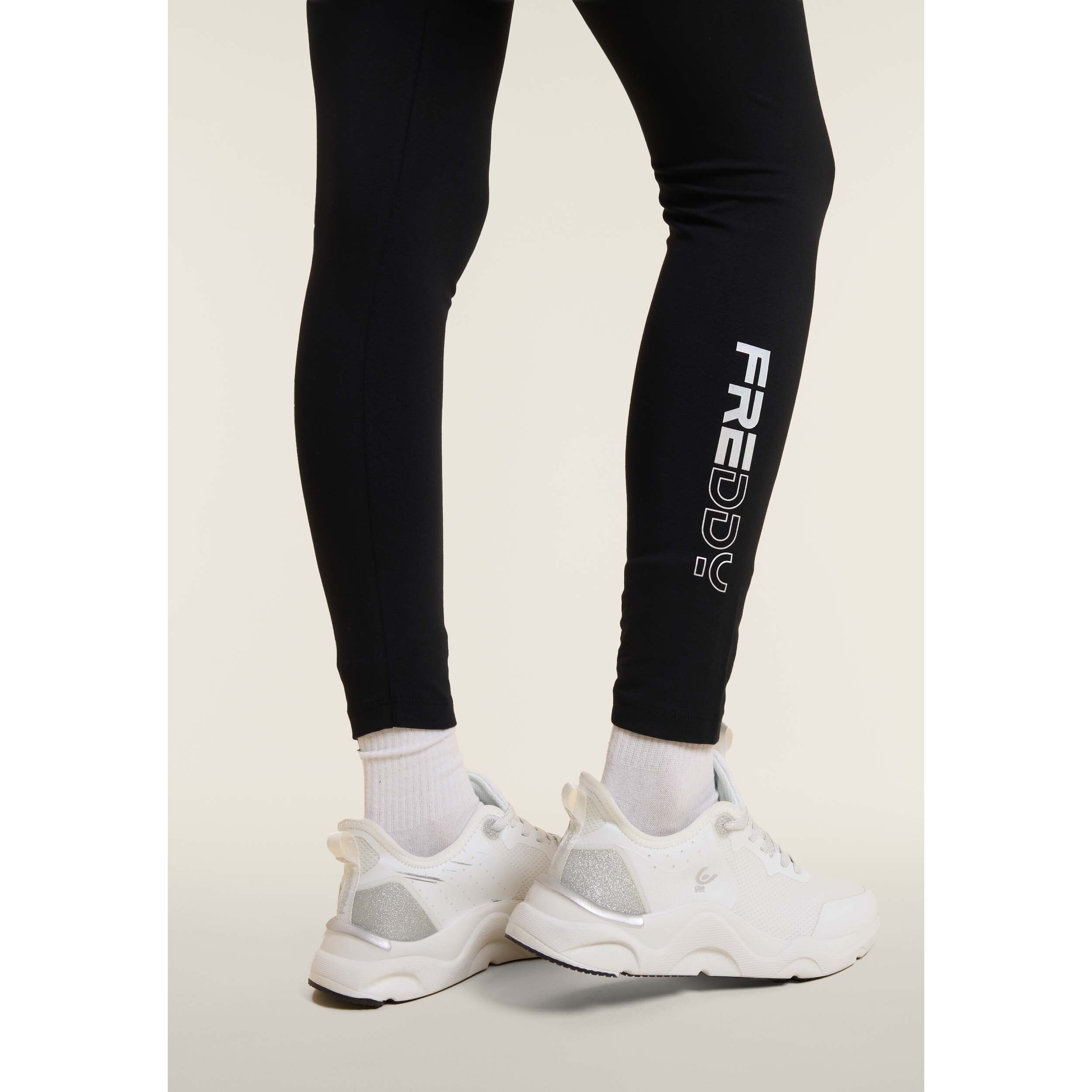 Leggings 7/8 con maxi logo posteriore