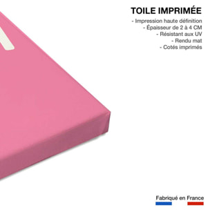 Tableau licorne rose Toile imprimée
