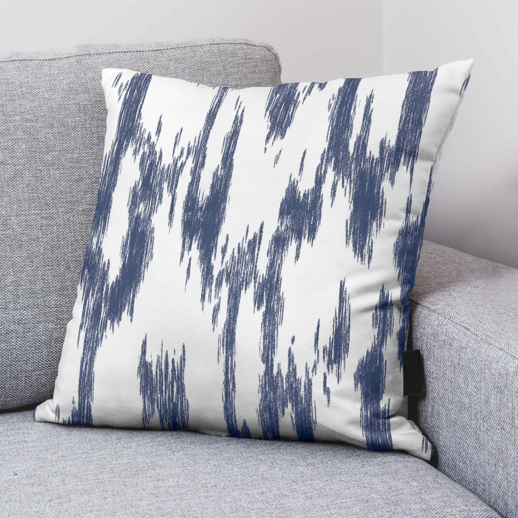 Housse de coussin décorative Mahon Bleu 45x45 cm